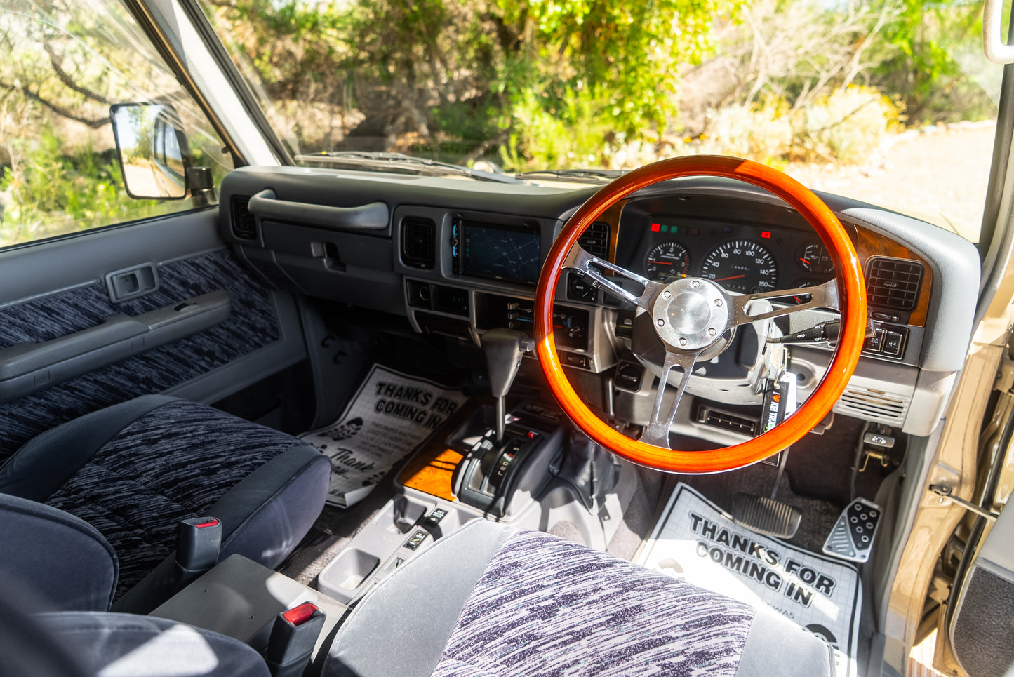 Tan Land Cruiser Prado 78 Series ā Wide Body