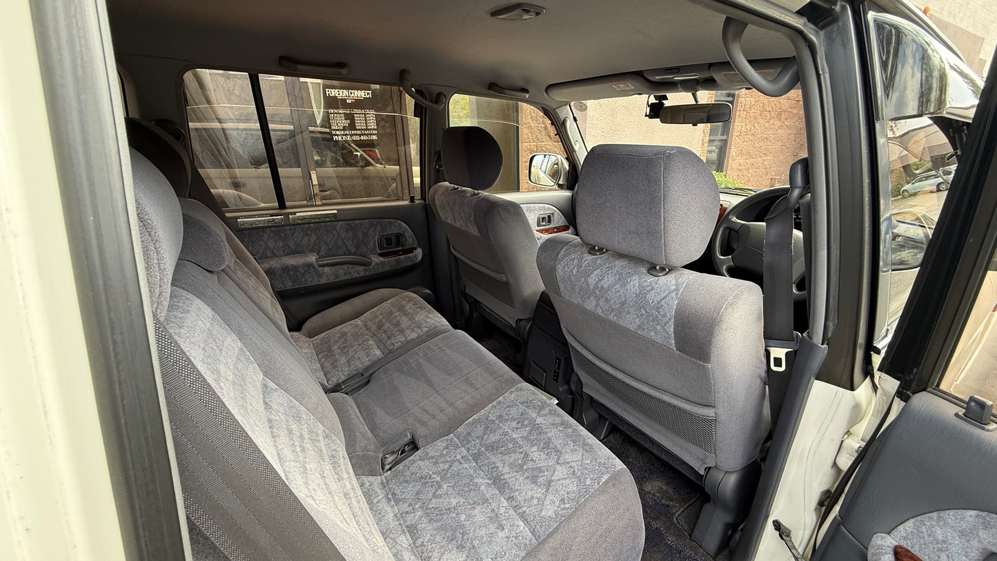 White Land Cruiser Prado 90 Series — Intercooled turbo diesel