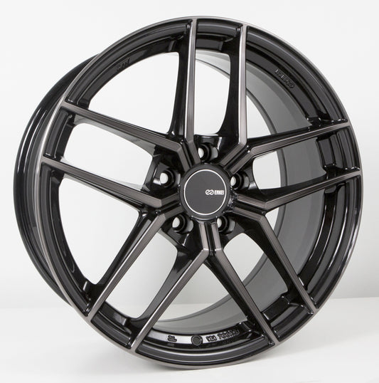 Enkei TY5 19x8.5 5x114.3 50mm Offset 72.6mm Bore Pearl Black Wheel
