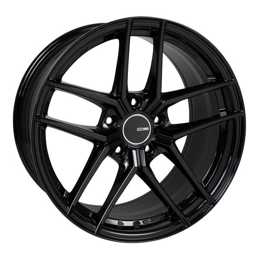 Enkei TY5 19x8.5 5x120 38mm Offset 72.6mm Bore Black Wheel