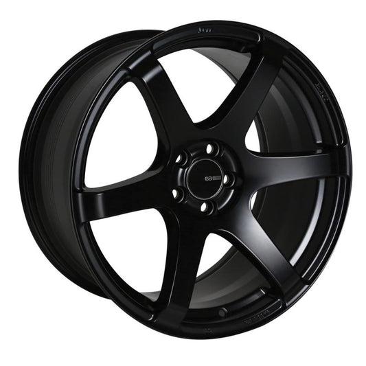 Enkei T6S 18x8 35mm Offset 5x112 Bolt Pattern 72.6 Bore Matte Black Wheel