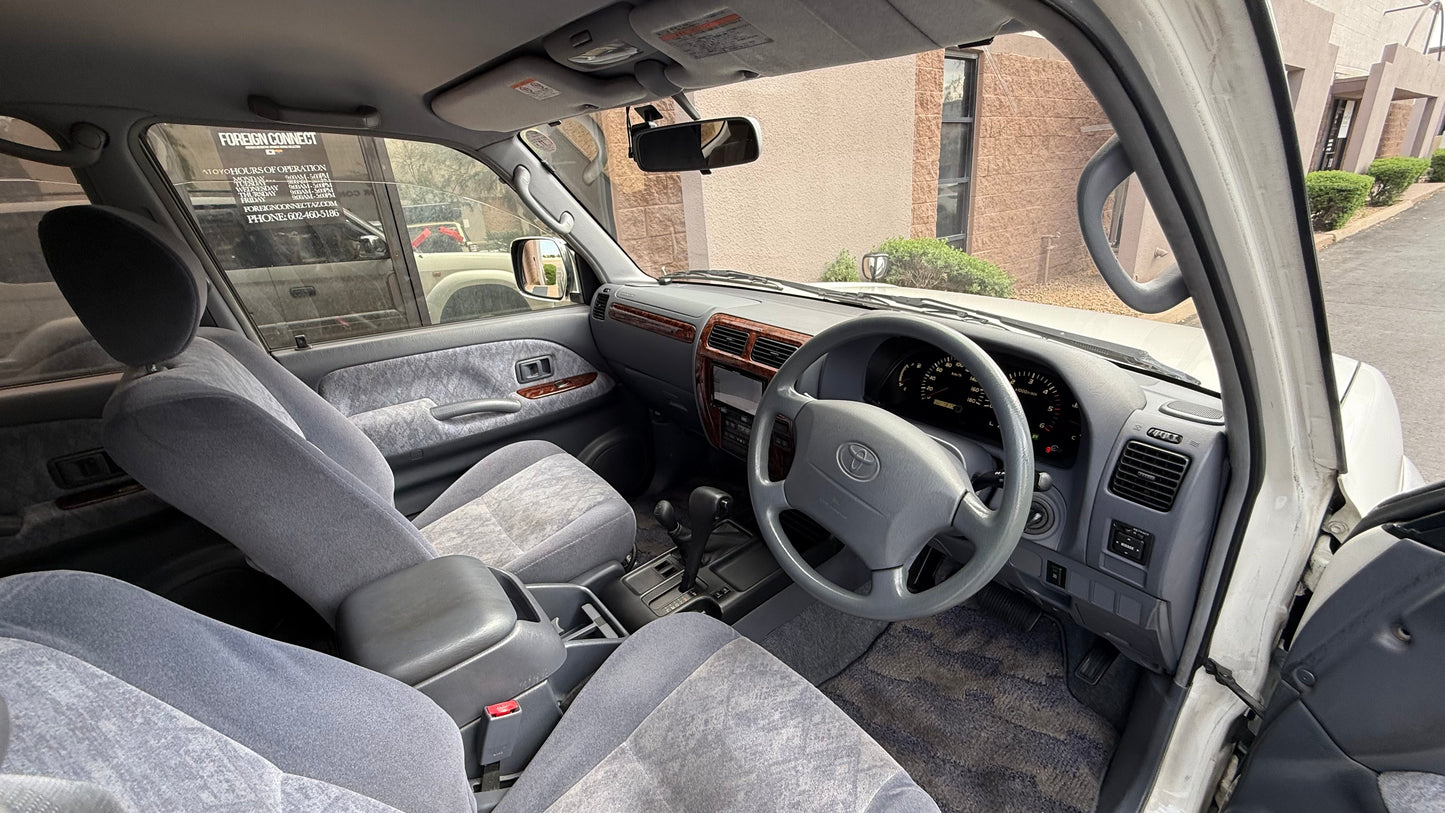White Land Cruiser Prado 90 Series — Intercooled turbo diesel