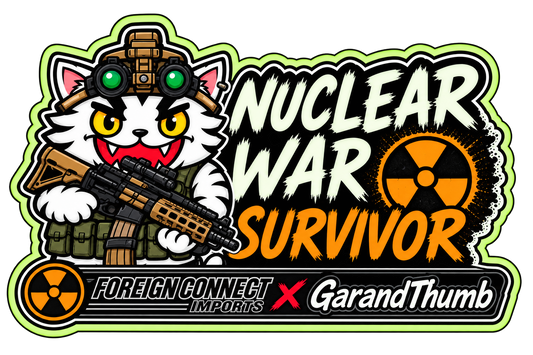 Garandthumb x FC Nuke sticker glow in the dark
