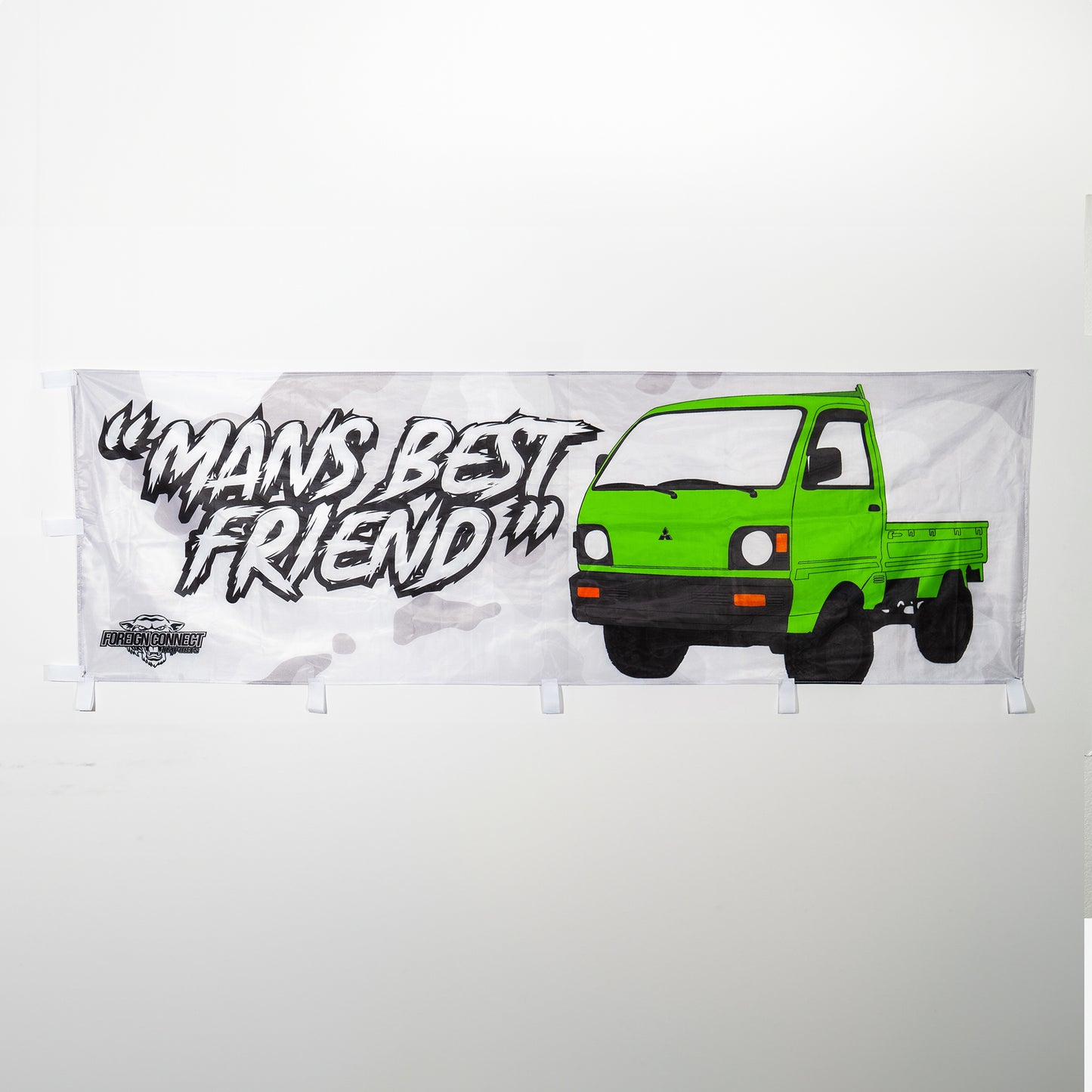 Mans Best friend Kai truck Japanese Nobori flag