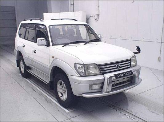 White Land Cruiser Prado 90 Series — Intercooled turbo diesel