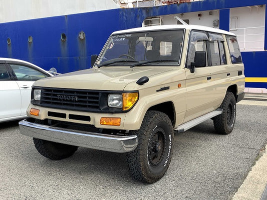 Tan Land Cruiser Prado 78 Series — Wide Body