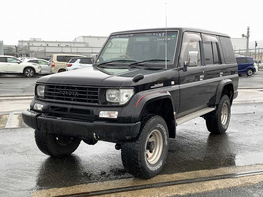 Black Land Cruiser Prado 78 Series — Wide Body